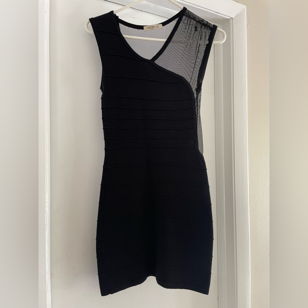 Arden B Sexy Black Bodycon Dress SZ Sm